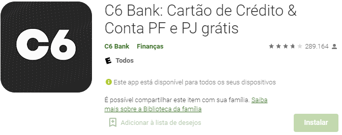 Cancelar Cartão C6 Bank