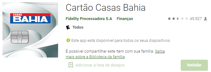 Cartão De Crédito Bradesco Casas Bahia